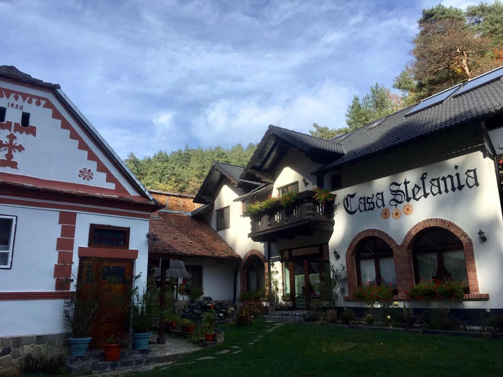 Casa Stefania Hotel Tălmaciu Exterior foto